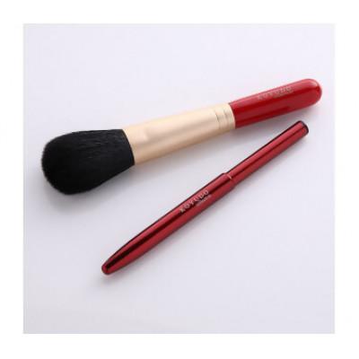 ふるさと納税 熊野町 熊野化粧筆[つむぎあふ]3赤梅