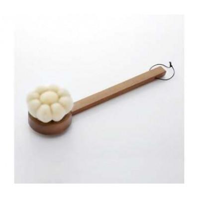 ふるさと納税 熊野町 熊野筆 花型ボディブラシ(柄付)