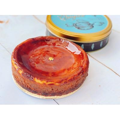 ふるさと納税 村上市 [チーズケーキ] preciousチーズチーズ〜オーガニック ケーキ(直径15cm)ギフト缶
