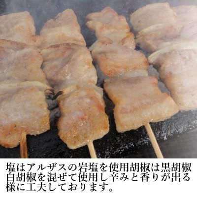 ふるさと納税 室蘭市 室蘭やきとり豚肩ロース50本(たれ・しお各25本)_3