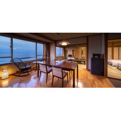 ふるさと納税 鶴岡市 湯野浜温泉 海辺のお宿一久 特別宿泊券(二名様) [食と温泉のこだわりプラン]