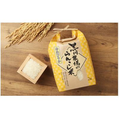 ふるさと納税 蘭越町 &lt;令和7年産&gt;らんこし米 黒川農場 精米 ゆめぴりか 2kg