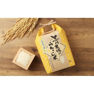 ふるさと納税 蘭越町 令和7年産 らんこし米 黒川農場 精米 ななつぼし 2kg