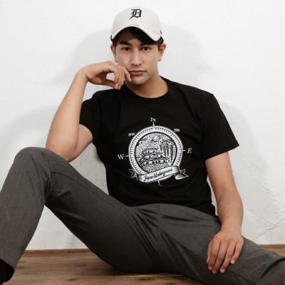 ふるさと納税 揖斐川町 揖斐川町 マンホールTシャツ 黒 Lサイズ