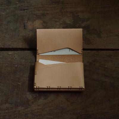 ふるさと納税 智頭町 名刺 / カード入れ 25 牛ヌメ革