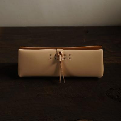 ふるさと納税 智頭町 三角筆入 牛ヌメ革