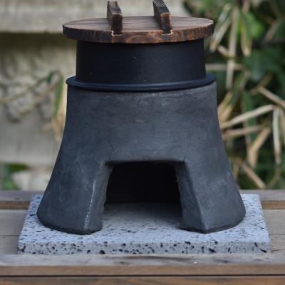 ふるさと納税 四日市市 三重県四日市市 コヘッツイHAJIME 1合 鋳物釜・墨色・マット[申し込み受付後生産品]