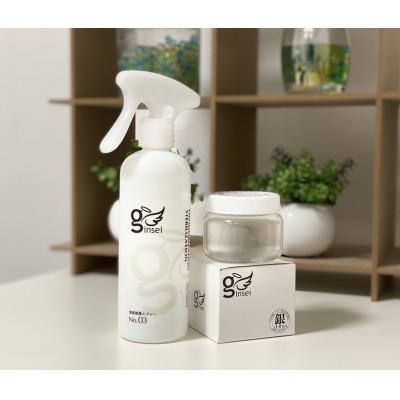 ふるさと納税 上越市 銀イオン除菌消臭剤[銀精]スプレータイプ・ゲルタイプお試し2点セット