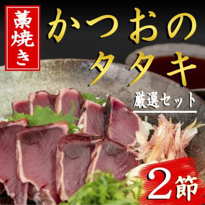 ふるさと納税 安芸市 藁焼きかつおのタタキセット(2節)