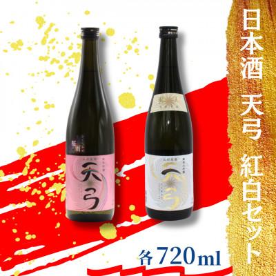 ふるさと納税 南陽市 東の麓酒造の 日本酒 天弓 紅白セット(純米吟醸 桜雨&amp;純米大吟醸 藍天)各720ml[S1504]
