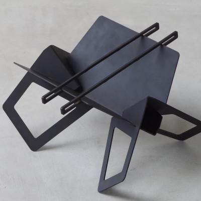 ふるさと納税 刈谷市 flamesファイヤースタンドオリジナル ブラック