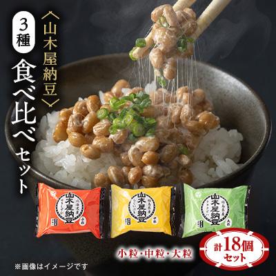 ふるさと納税 川俣町 山乃屋の山木屋納豆3種食べ比べセット