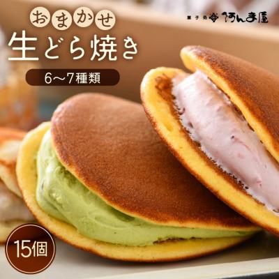 ふるさと納税 越前町 生どら焼き おまかせ 詰め合わせ 計15個 (お楽しみ 6〜7種 )