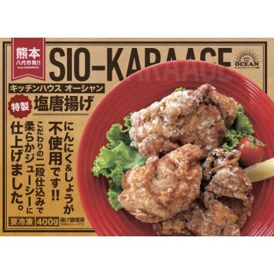 ふるさと納税 八代市 味付けこだわり塩唐揚げ 1.2kg(400g×3パック)