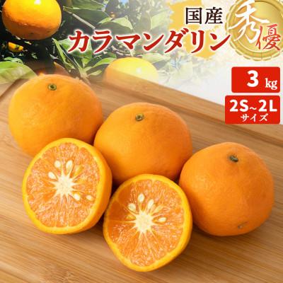ふるさと納税 湯浅町 2026年4月より順次発送 カラマンダリン 秀優 3Kg