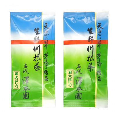 ふるさと納税 川根本町 生粋川根茶(24)澤本園の「大はしり」100g袋×2本