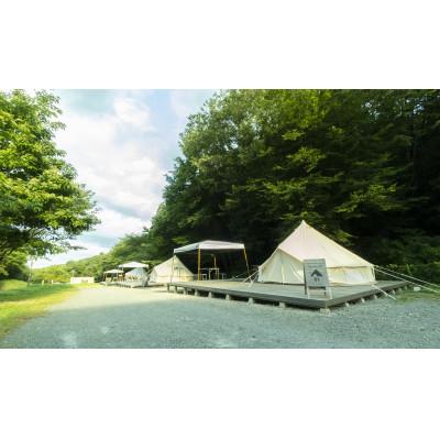 ふるさと納税 越生町 [オーパークおごせ]グランピングテント ペア宿泊券(夕朝食付き)