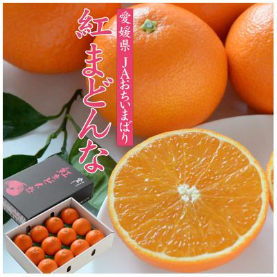 ふるさと納税 上島町 [先行受付]紅まどんな 化粧箱 3L〜L 10〜15玉 愛媛県 JAおちいまばり