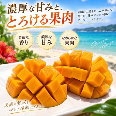 ふるさと納税 今帰仁村 【2027年6月下旬から順次発送・家庭用】仲本マンゴー園のアーウィンマンゴー2kg(3〜6玉) |  | 01