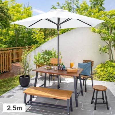 ふるさと納税 海南市 EGプッシュパラソル 2.5m オフホワイト 33065200