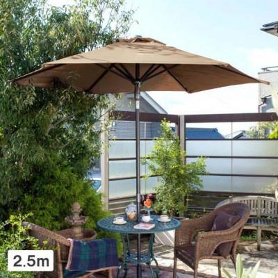 ふるさと納税 海南市 EGプッシュパラソル 2.5m カーキ 33066900