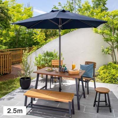 ふるさと納税 海南市 EGプッシュパラソル 2.5m ネイビー 33067600