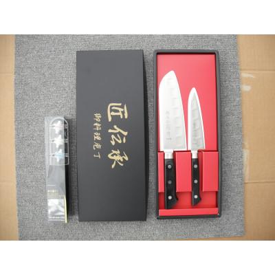 ふるさと納税 燕市 越後玉三郎作 包丁2点(万能16cm・ペティ12cm)&amp;M151シャープナーセット