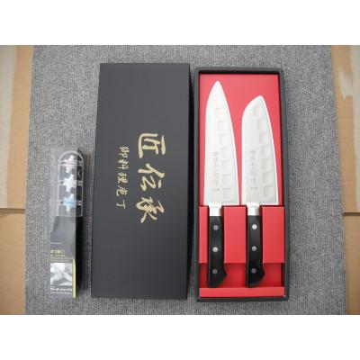 ふるさと納税 燕市 越後玉三郎作 包丁2点(万能16cm・牛刀18cm)&amp;M151シャープナーセット