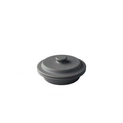 ふるさと納税 四日市市 PETARI Shallow Pot 18cm Mud Stone | グッドデザイン賞受賞