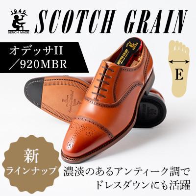 ふるさと納税 墨田区 スコッチグレイン「オデッサII」 No.920 ミディアムブラウン 24.0cm E 紳士靴