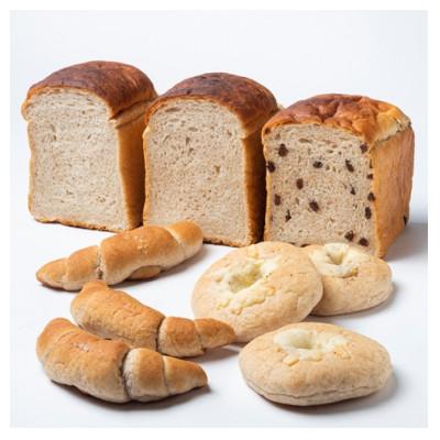 ふるさと納税 鹿追町 「焙煎ふすま」を使用した山食パンセット(山食パン2種計3斤、ふすまロール3個、ふすまチーズ3個)