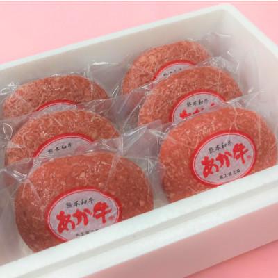 ふるさと納税 津奈木町 あか牛100%ハンバーグセット(あか牛ハンバーグ120g×6個 あか牛のたれ200ml)(津奈木町)_1