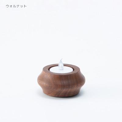 ふるさと納税 旭川市 旭川家具 cosine キャンドルホルダーBAUM ウォルナット_03279