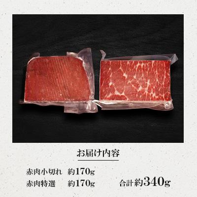 ふるさと納税 長崎市 くじら赤肉2種詰め合わせ(小切れ約170g、特選約170g) |  | 02