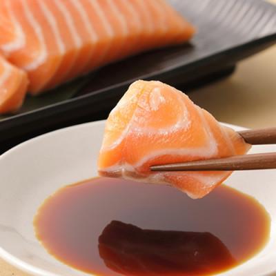 ふるさと納税 鳴沢村 ご当地レアサーモン!山梨生まれの「富士の介」刺身 80g×3パック 冷凍便でお届け。_1