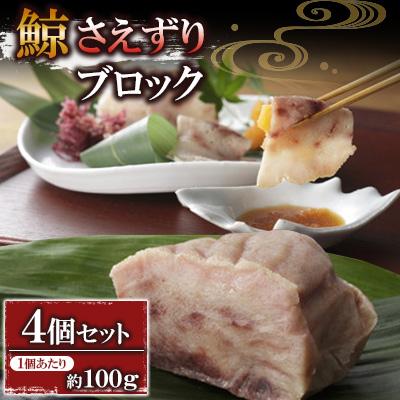 ふるさと納税 長崎市 さえずりブロック約100g×4個セット
