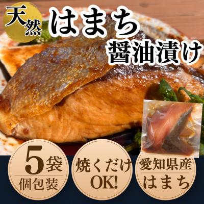 ふるさと納税 南知多町 純国産[個包装] 天然 はまち 醤油漬け 5袋セット 岬だより