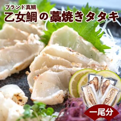 ふるさと納税 須崎市 乙女鯛炙り藁焼きタタキ風(皮無しロイン)