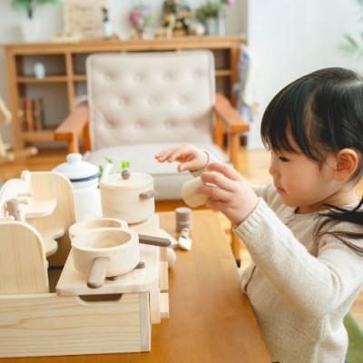 ふるさと納税 千早赤阪村 ひのきのおもちゃIKONIH(アイコニー)の知育玩具　ミニキッチン |  | 01