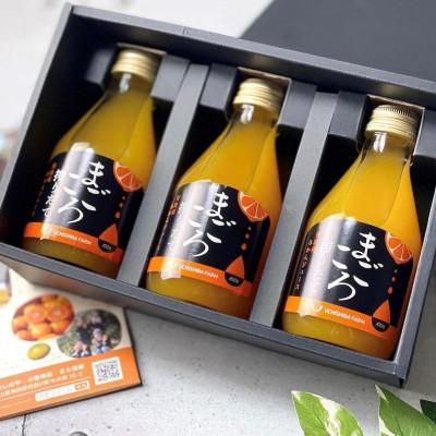 ふるさと納税 美浜町 [まごころ搾りたて]有田みかん100%ジュース 180ml 3本 化粧箱