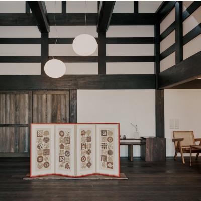 ふるさと納税 砺波市 【楽土庵宿泊+越中いさみ太鼓見学付き】紙の部屋、夕朝食付き(スペシャルディナー)ペア宿泊券_2