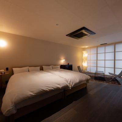 ふるさと納税 砺波市 【楽土庵宿泊+越中いさみ太鼓見学付き】紙の部屋、夕朝食付き(スペシャルディナー)ペア宿泊券_3