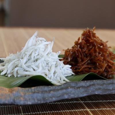 ふるさと納税 由良町 しらす、佃煮2色セット 金箱「匠B」 takumi