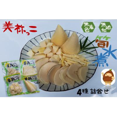 ふるさと納税 美祢市 たけのこの水煮 美祢っこ 4種詰め合わせ