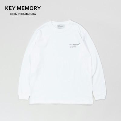 ふるさと納税 鎌倉市 KEYMEMORY鎌倉のTMロングTシャツ WHITE サイズ1 | 