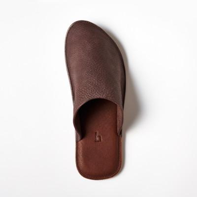 ふるさと納税 藤沢市 本革　ルームシューズ　L/choco |  | 02