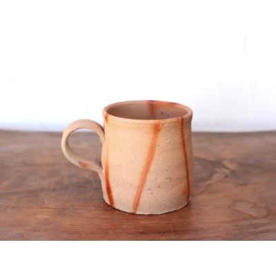 ふるさと納税 上島町 備前焼 ひだすきのコーヒーカップ(小)