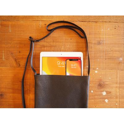 ふるさと納税 鎌倉市 MASSTARD -MINIMAL LEATHER SACOCHE- BLACK_3