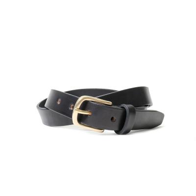 ふるさと納税 鎌倉市 MASSTARD -SADLE LEATHER BELT- BLACK SIZE 2