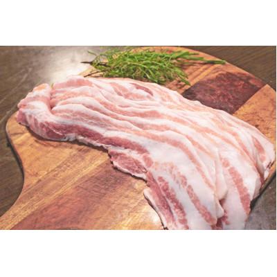 ふるさと納税 大月市 [希少]大月のびのび放牧豚のバラ肉 900g(300g×3パック)